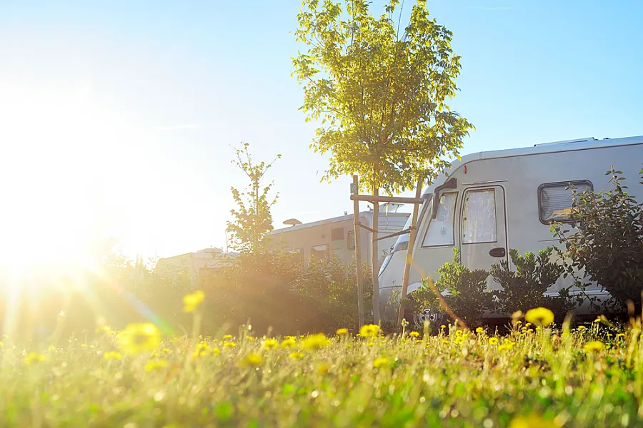 Camper service station